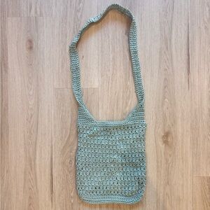 Green Crochet Bag